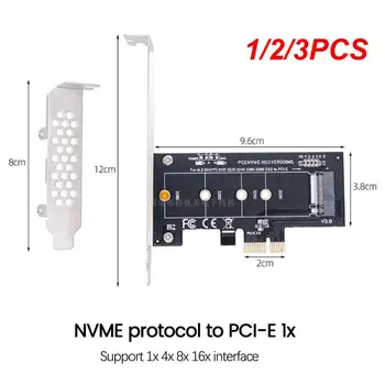 1/2/3PCS PCIE į M2 SSD NVME išplėtimo kortelė M.2 NVME Į PCI-E 4X M.2 NVME SSD į PCIE adapterio kortelė PCI Express X4 X8 X16