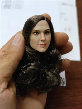 1/6 Gal Gadot Head Sculpt 1/6 Scale Female Soldier Star Planted Hair Soldier Fit 12'' PHicen TBleague Action Figure Body Model