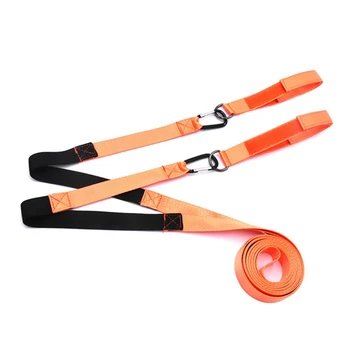 1 gabalas Čiuožimo ant ledo traukos treniruoklis Pėdų kaklaraištis Virvės balansas Tekinimo pagalba Apsauginis diržas Oranžinė ir juoda
