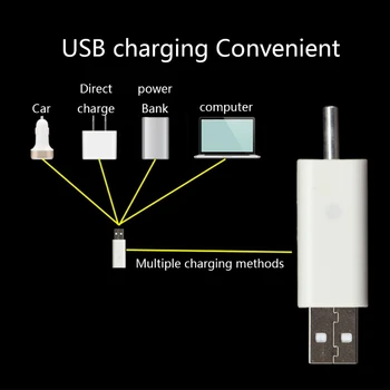1 Komplektas Žvejybos plūdės baterija Elektrinis USB įkraunamas CR425 Glow Stick įkroviklis W8EE