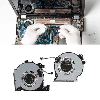 1 Pora nešiojamojo kompiuterio GPU ventiliatoriaus aušinimo ventiliatorius, skirtas HP PAVILION šešėlių vedlio kartai 4 15-CX0068TX 15-CX 15-CX0058WM TPN-C133