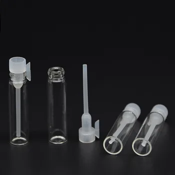 1 vnt mini stiklinių kvepalų buteliukai maži kvepalų pavyzdžiai buteliukas skystų kvapiųjų medžiagų mėgintuvėlis bandomasis purškiamas buteliukas
