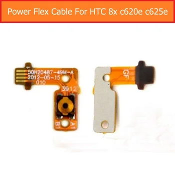 100% Originalus įjungimo / išjungimo maitinimo lankstus kabelis HTC 8X C650E C625E maitinimo mygtuko valdymas, užrakinimo ekranas &maitinimo miego režimas lankstus kabelis