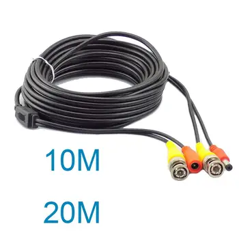 10M 20M vaizdo stebėjimo kameros kabelis DVR įrašymo sistema Vaizdo kabelis DC Maitinimo saugumo stebėjimas BNC kabelis D5