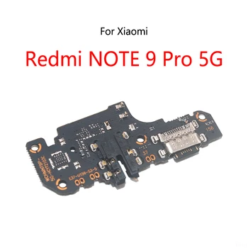 10PCS/lot, skirta Xiaomi Redmi PASTABA 9 Pro 5G USB įkrovimo doko prievado lizdas lizdo jungtis Įkrovimo plokštė Lankstus kabelis