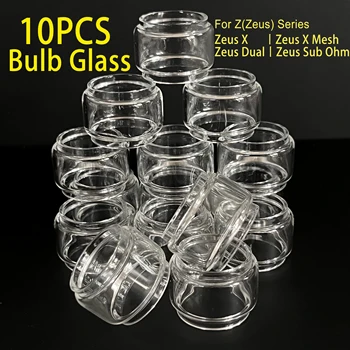 10PCS pakaitinis transpare burbulinis stiklas Zeus Dual/Zeus Sub Ohm/Zeus X/Zeus X Mesh/Z/ZX II lemputės stiklo vamzdžio apdaila