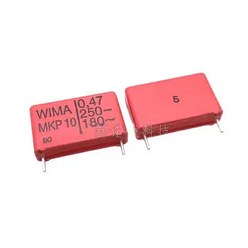 10PCS/Veimaro kondensatorius WIMA 250V 474 0.47UF 250V 470nF MKP10 pėdų atstumas 22.5