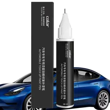 12ml Tesla Model 3 XYS automobilio įbrėžimų taisymo rašiklis Automatinis automobilių dažų rašiklis Skaidrus kailio aplikatorius Automobilio priežiūra mažiems įbrėžimams ant automobilio
