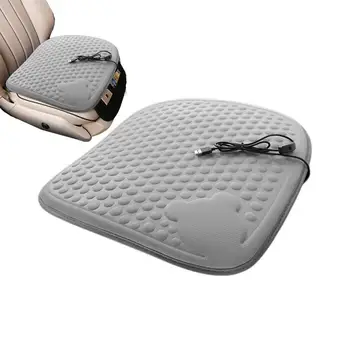 12V Šildoma automobilinės kėdutės pagalvėlė Automatinis USB šiltesnis padas Elektromobilio sėdynių pagalvėlė Automobilio žiemos šildymas Patogi šalto oro pagalvėlė
