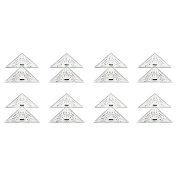 16X diagramos piešimo trikampio liniuotė laivo piešimui 300 mm didelio mastelio trikampio liniuotė