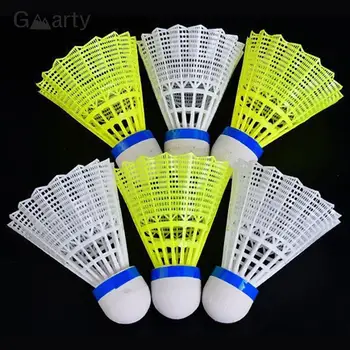 1Pc Lauko reikmenys Spalvingi badmintono kamuoliukai Nešiojami badmintono kelionių produktai Sportinės treniruotės Šaudyklės