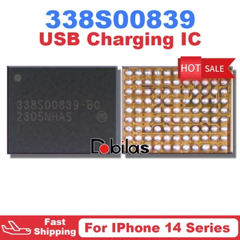 1Pcs 338S00839 338S00839-B0 Naujas originalas, skirtas IPhone 14 Pro Plus 14ProMax 14Mini įkrovimo IC mikroschemų rinkiniui BGA USB įkroviklio lustas