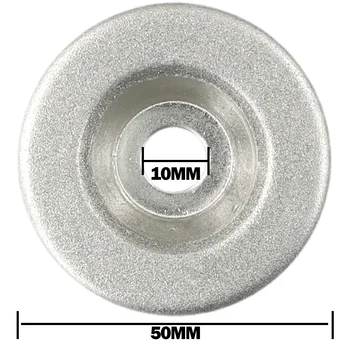 1vnt 50mm deimantinis šlifavimo diskas 180 smėlio šlifavimo galandimo galandimo apdailos sukamasis įrankis medienos apdirbimo pramonei Padengtas deimantiniu smėliu