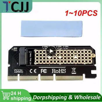 1~10PCS į PCIE x16 Adapterio kortelė Pci-e į m.2 Konvertuoti adapterį NVMe SSD adapteris m2 M rakto sąsaja PCI Express 3.0 x4 2230-2280