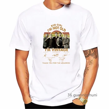2023 I Love Bsb Graphic Print Tshirt Men Cool Backstreet Boys marškinėliai Homme marškinėliai trumpomis rankovėmis Harajuku marškinėliai Hip Hop marškinėliai