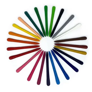 24 spalva Trikampiai pieštukai Saugūs netoksiški dažymo rašikliai Valgomieji mokiniai Vaikai Vaikai Ištrinami pieštukai Žaislai Mokyklos mokymosi dovana