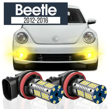 2vnt LED rūko šviestuvas Blub Canbus priedai VW Volkswagen Beetle 2012 2013 2014 2015 2016