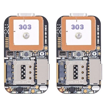 2X Super Mini Size GPS Tracker GSM AGPS Wifi LBS Locator Free Web APP sekimo diktofonas ZX303 PCBA viduje 87HE