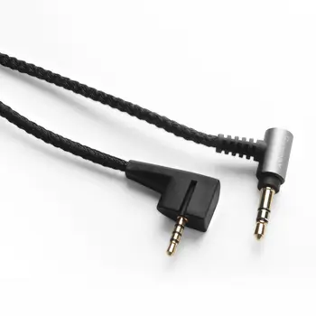 3.5mm iki 2.5mm Prailginti ausines Atnaujinti garso nailono kabelį Pakeiskite Sennheiser HD438 HD439 HD451 HD461G/i HD471i