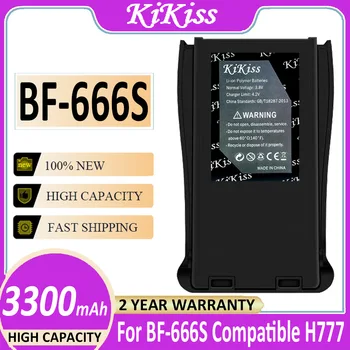 3300mAh KiKiss baterija BF-666S skirta Baofeng racijai Suderinamas su H-777 BF-777S RT21/H777S/RT24V radijas BL-1 BF-888S