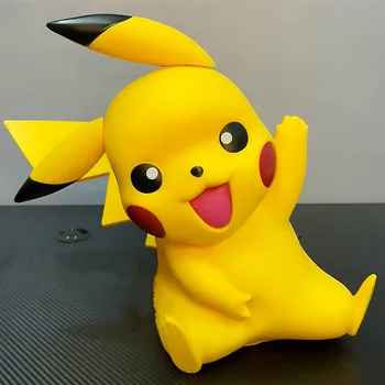 33cm Pokemon Pikachu 1:1 Veiksmo PVC figūrėlė Anime kišeninis monstras Animacinis filmas Papuošalai Modelis Statula Lėlės Žaislai Vaikų dekoro dovanos