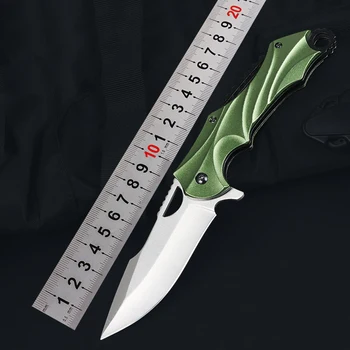 3Cr13 Plienas Didelio kietumo sulankstomas peilis Kempingo peilis su rankena Išgyvenimo lauke medžioklinis kišeninis peilis