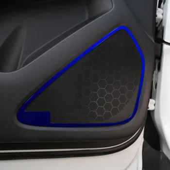 4pc/nerūdijančio plieno vidinių durų garsiakalbio garso rėmo garso rėmo liejimo garnyro dangtelio apdaila Chevrolet Equinox 2017 2018 2019