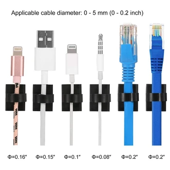 51 vnt priedai: 1 vnt itin plonas USB šakotuvas 4 prievadų USB 2.0 šakotuvas Juoda &50 dalių lipnus kabelio spaustukas automobiliui
