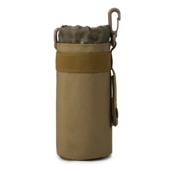 550ml Vandens butelio maišelio krepšys Virdulys Maišelio diržo laikiklis laipiojimui Žygiai pėsčiomis Dviračiai Kelionės lauke Taktinis Camo butelio maišelis