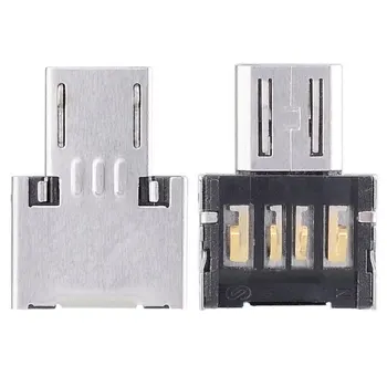 5vnt Ultra Mini DM Micro USB 5pin OTG adapterio jungtis mobiliajam telefonui, planšetinis kompiuteris & USB kabelis & 