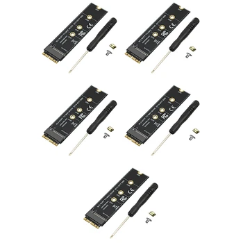 5X M.2 NVME SSD konvertuojamo adapterio kortelė Air Pro Retina 2013-2017 NVME/AHCI SSD rinkinys A1465 A1466 A1398 A1502