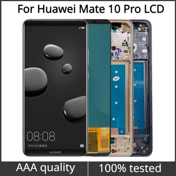 6.0'' AMOLED ekranas skirtas Huawei Mate 10 Pro LCD ekranui Jutiklinio ekrano surinkimo dalys Huawei Mate10 Pro BLA-L29 BLA-L09 ekranas