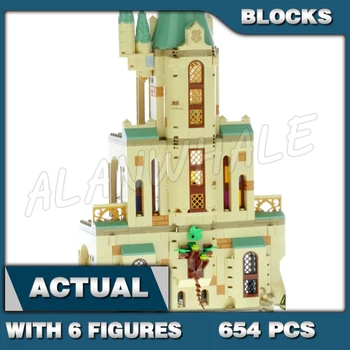 654vnt Magiškas burtininkų pasaulis Mokyklos biuras Daugiapakopė pilis Daiktai 6067 statybiniai blokai Žaislai Suderinama vaikiška kaladėlė