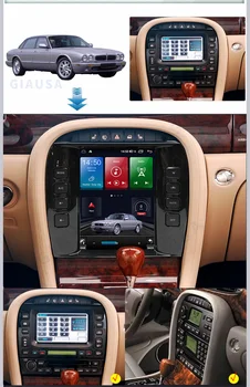 6G+128G Android 12 skirta Jaguar XJ XJL 2004-2008 Automobilių radijas Telefonas Stereo Bluetooth Multimedia grotuvas GPS navigacija Carplay 2DIN 5G