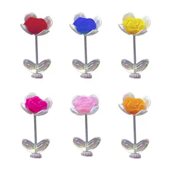 6vnt Mielos rožės Dreba prietaisų skydelis Dekoracija Automobiliai Šokančios gėlės Žaislinės universalios transporto priemonės Bobble galvos Gėlės