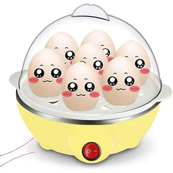 7 kiaušinių katilas garlaivis daugiafunkcis greitas elektrinis kiaušinių viryklė automatinis išjungimas Bendrieji omleto virimo įrankiai Virtuvės indų pusryčiai