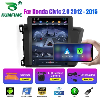 9.7 colių Tesla Style 2 Din Android automobilinis radijas Honda Civic 2.0 2012-2015 stereofoninis automobilinis multimedijos vaizdo grotuvas DVD GPS navigacija