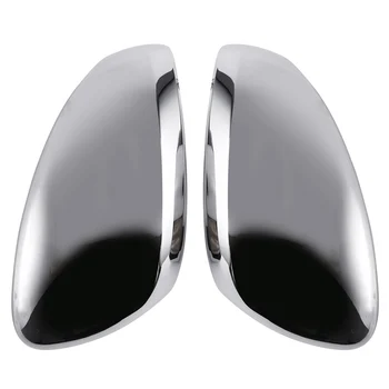 Abs Chrome automobilio galinio vaizdo veidrodėlių apsaugos dangteliai Galinio vaizdo veidrodėlių lipdukai Peugeot 208 2014 - 2017 Priedai