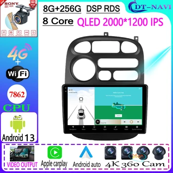 Android 13 Automobilių radijas Multimedijos vaizdo grotuvas Navigacija GPS skirtas Hyundai H1 A1 1997 - 2007 5G WIFI 4G BT Pagrindinis blokas No 2 din DVD