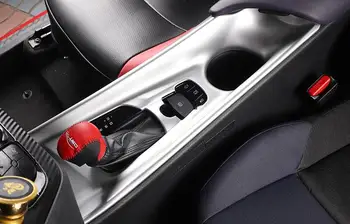 Anglies pluošto piešimo automobilio salonas Centrinės konsolės pavarų perjungimo skydelis ABS apdaila 1vnt Toyota CHR C-HR LHD & RHD 2016-2018