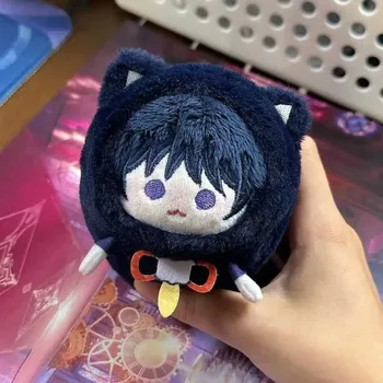 Anime Genshin Impact Balladeer Kawaii Cat Bag pakabukas Pliušinė medvilnė Lėlė Cosplay raktų pakabukas Pliušinis Miela gimtadienio dovana
