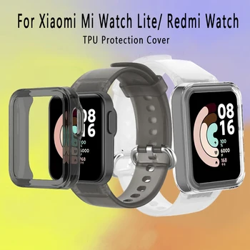 Apsauginis dėklas, skirtas Xiaomi Mi Watch Lite/ Redmi Watch Slim Smart Watch Shell for Redmi Watch Bracelet TPU Protection Cover Frame