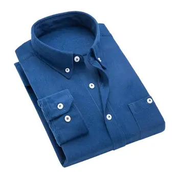 Atlapiniai marškiniai ilgomis rankovėmis Stilingi vyriški velvetiniai ploni marškiniai Atlapai ilgomis rankovėmis Vienspalvis biuras pavasariui