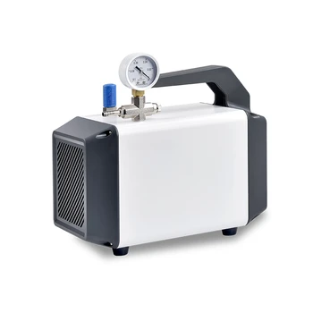 Aukštos kokybės 30L / min 1/6HP 110V / 220V mažo triukšmo nešiojamas vakuuminis siurblys be alyvos laboratorijai