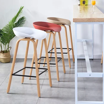 Aukštos svetainės kėdės Medinės vienvietės prabangios Šiaurės šalių dizainerio valgomojo kėdės Relax Sillones Svetainės baldai MQ50KT