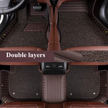 Aukščiausia kokybė! Individualūs specialūs automobilių grindų kilimėliai Mercedes Benz C 63 AMG W205 2021-2014 patvarūs dvisluoksniai kilimai C63 2018