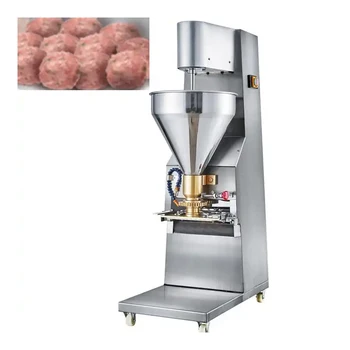 Automatinė ryžių mėsos koldūnų formavimo mašina Maža vertikali porų kiaulienos kotletų gaminimo mašina