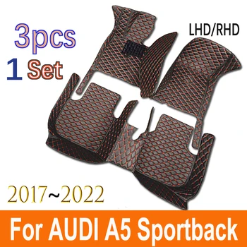 Automobiliniai grindų kilimėliai AUDI A5 Sportback 2017 2018 2019 2020 2021 2022 Custom auto foot Pads automobilių kilimų salono aksesuaras