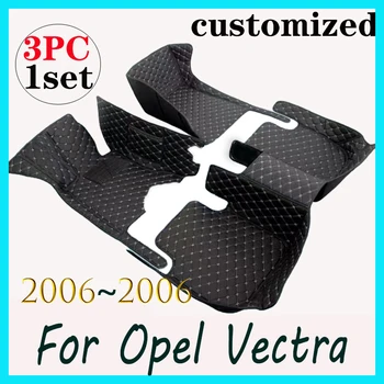 Automobiliniai grindų kilimėliai, skirti Opel Vectra 2006 Custom Auto Foot Pads Auto Carpet Cover Interior Accessories