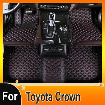Automobiliniai grindų kilimėliai Toyota Crown S210 2012~2018 kilimas prabangus odinis kilimėlis Auto patvarus kilimėlis pilnas komplektas Anti Dirt Pad automobilių aksesuarai